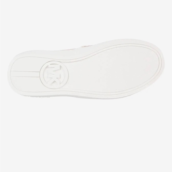 MICHAEL KORS NIB Girls Size 1 Pink Slip On Sneakers “Jem Rachel” Glitter - Picture 6 of 16